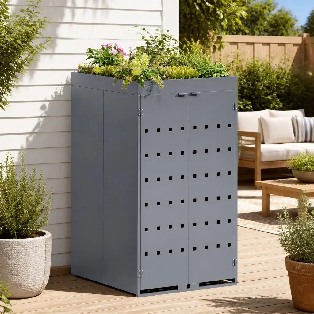 240L Wheelie Bin Enclosure with Garden Benefits