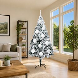XXL White Christmas Baubles Set - Simple Yet Elegant