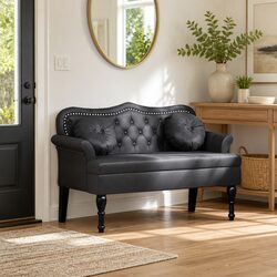 Chesterfield Bench: Stylish and Compact Seating