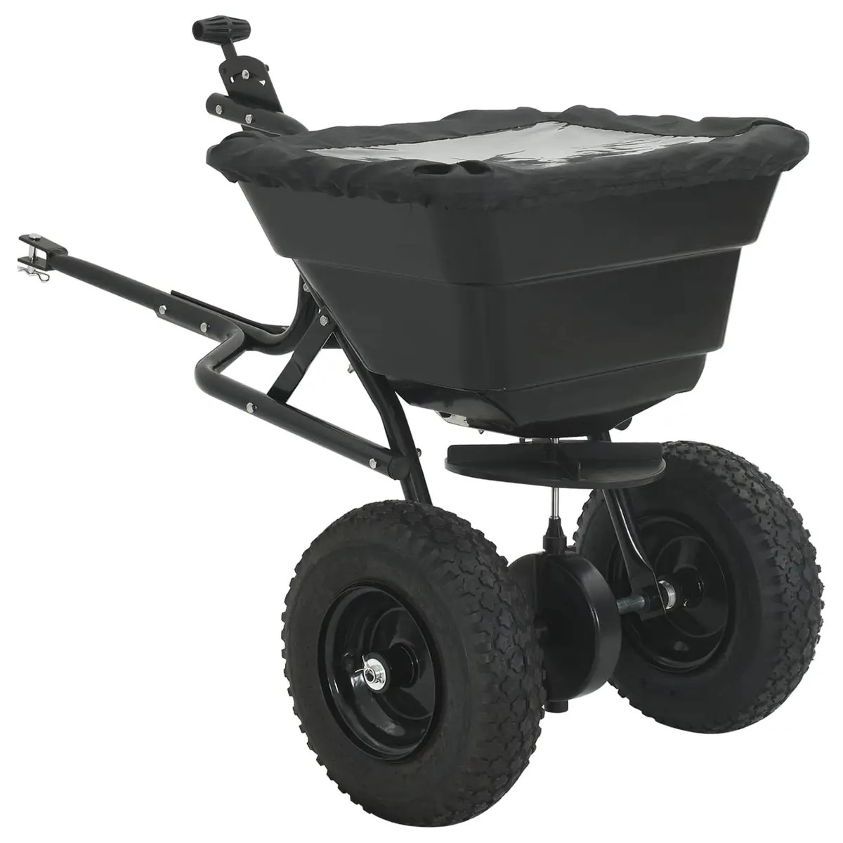 Black Lawn Seed Spreader