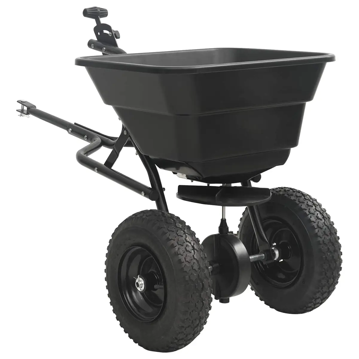 Black Lawn Seed Spreader