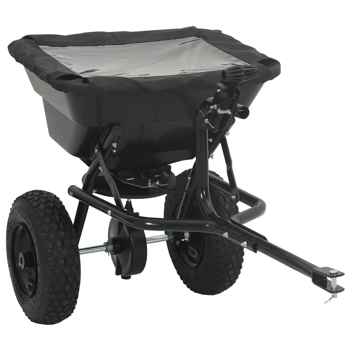 Black Lawn Seed Spreader