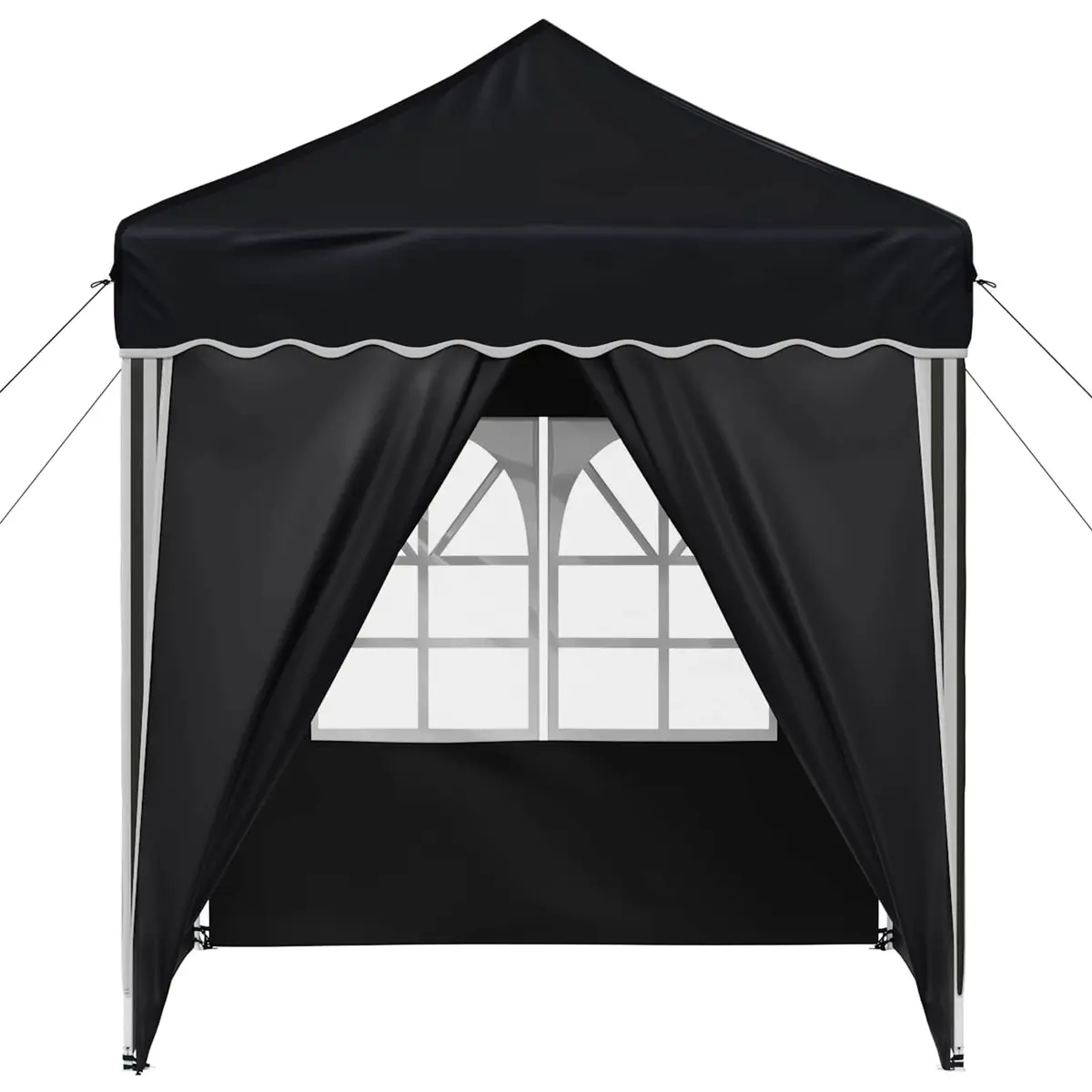 Pop-up Party Tent Anthracite 195x195x245cm Adjustable Height Outdoor Canopy