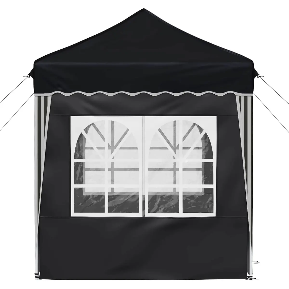 Pop-up Party Tent Anthracite 195x195x245cm Adjustable Height Outdoor Canopy