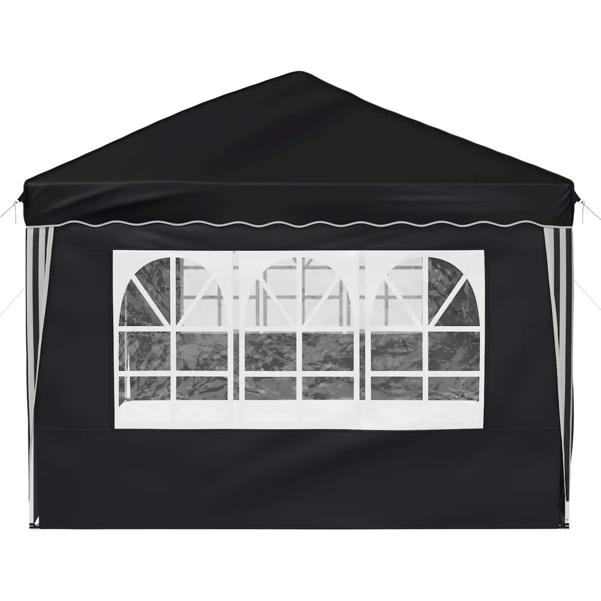 Pop-up Party Tent Anthracite 575 x 288 x 245 cm Adjustable Height Outdoor Canopy