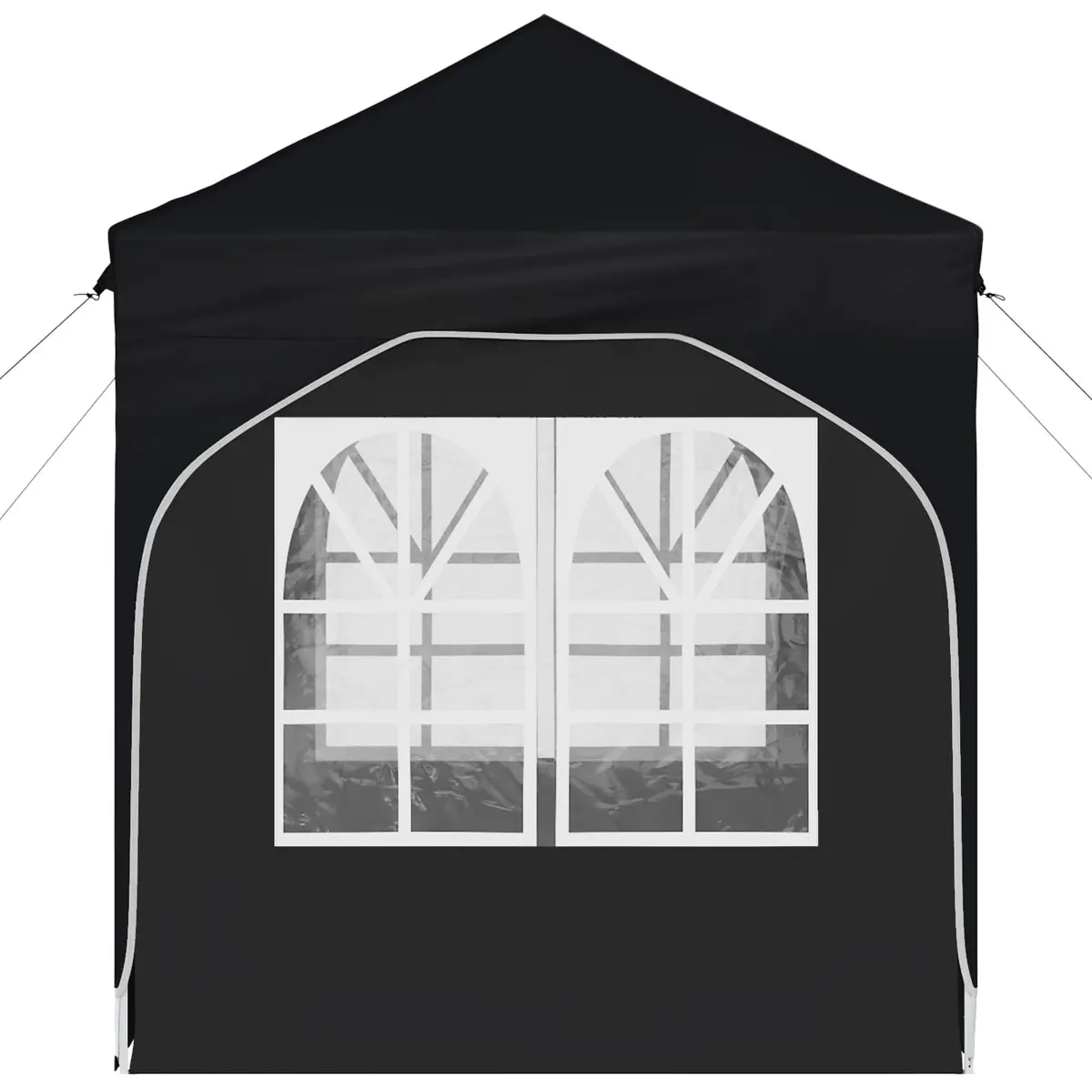 Pop-up Party Tent Anthracite 192x192cm Waterproof UV-Resistant Quick Setup