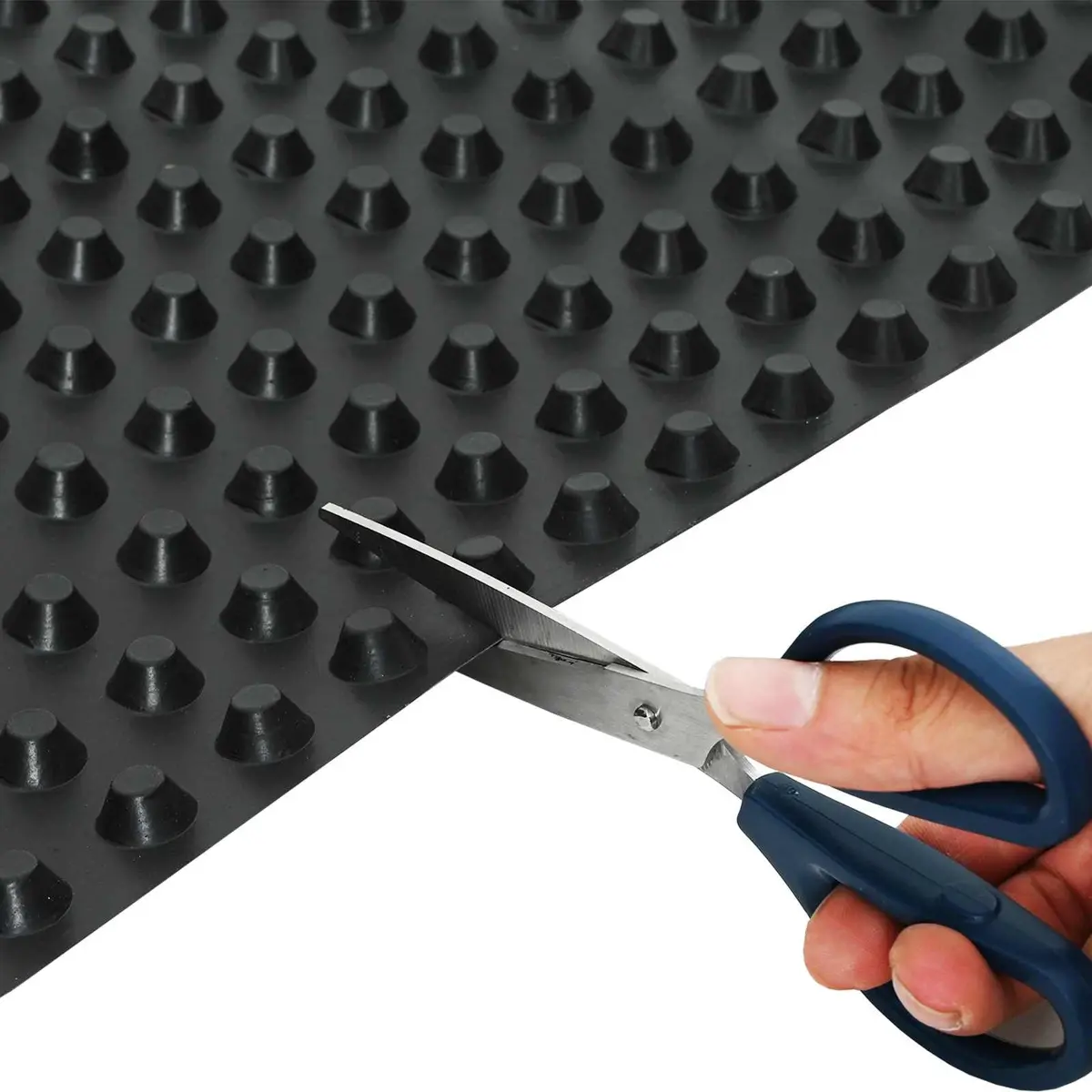 Dimpled Drainage Sheet Black 0.5 x 20 m HDPE Effective Water Management for Garden Terrace Landscaping