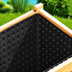 Concise 1 x 20 m Black Drainage Sheet for Your Garden