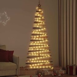 210cm Hanging Christmas Tree with 130 Warm White LEDs