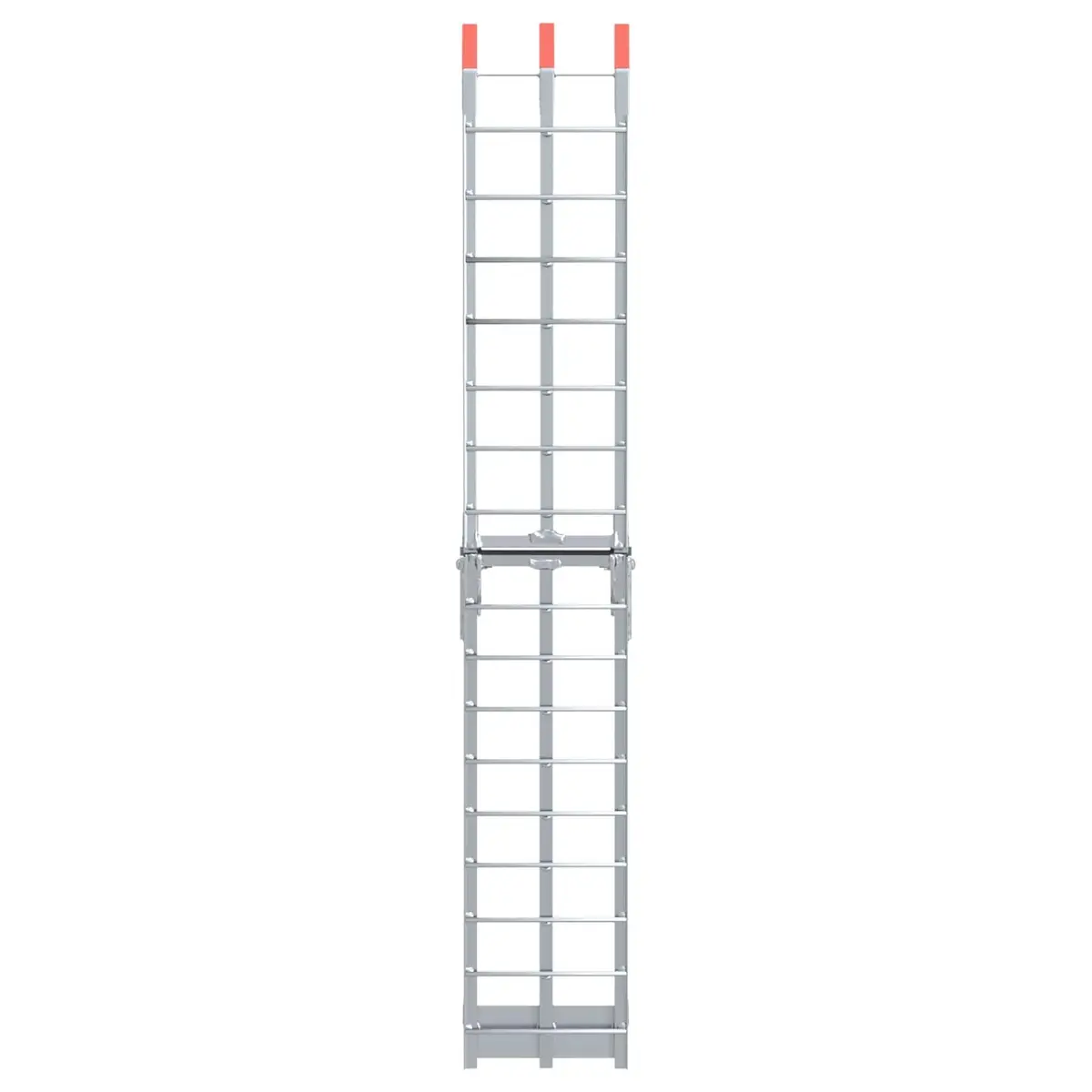 Motorcycle Ramp Silver Aluminium Folding Lightweight Anti-slip Surface