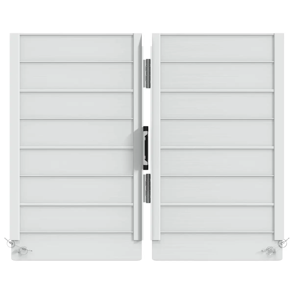 Wheelchair Ramp Silver Aluminium Foldable Portable 270kg Capacity