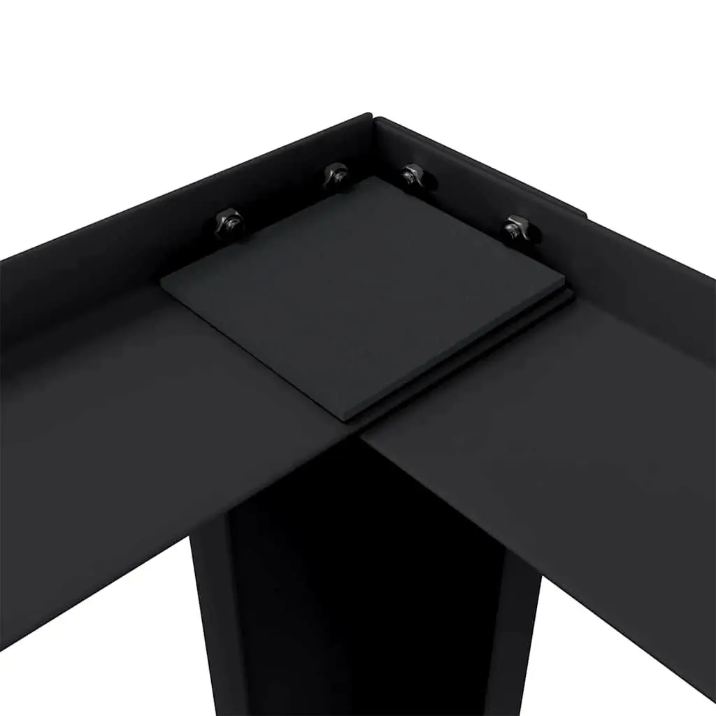 Washing Machine Pedestal Riser Black Steel Frame Elevated Laundry Stand 2 Pack