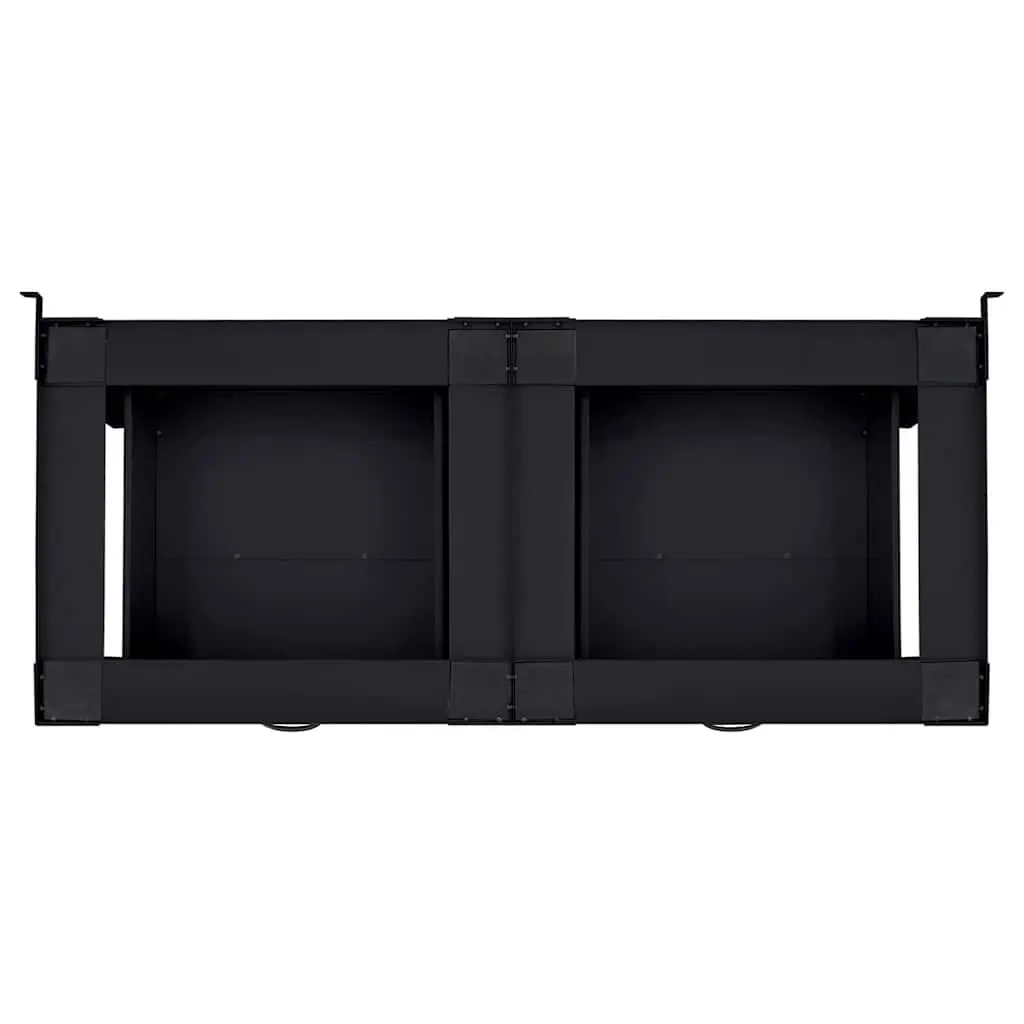Washing Machine Pedestal Black Steel 2 Pieces Adjustable Foot Pads Laundry Room Elevator Stand