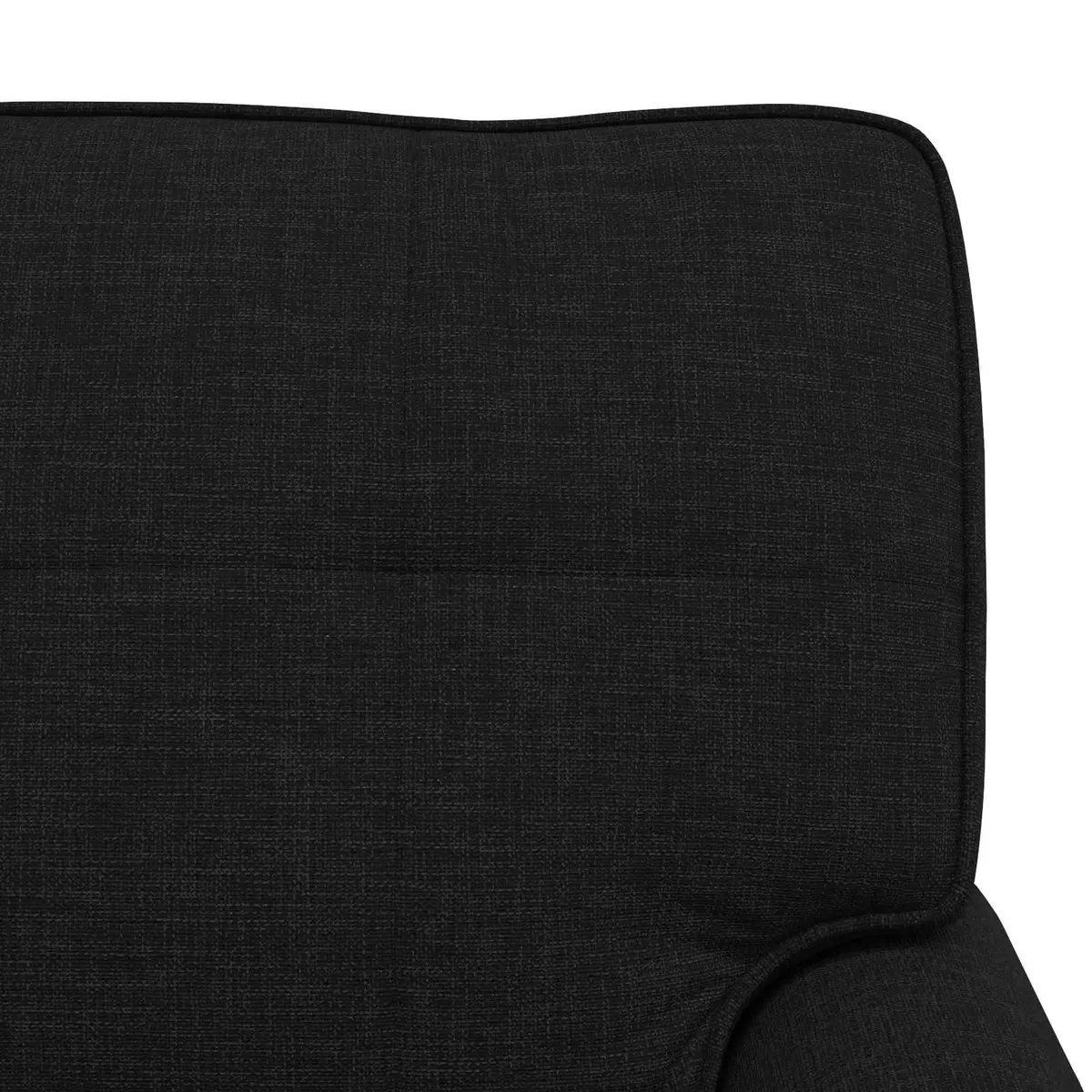 Lounge Chair with Cushion Black Chaise Modern Living Room Bedroom Furniture