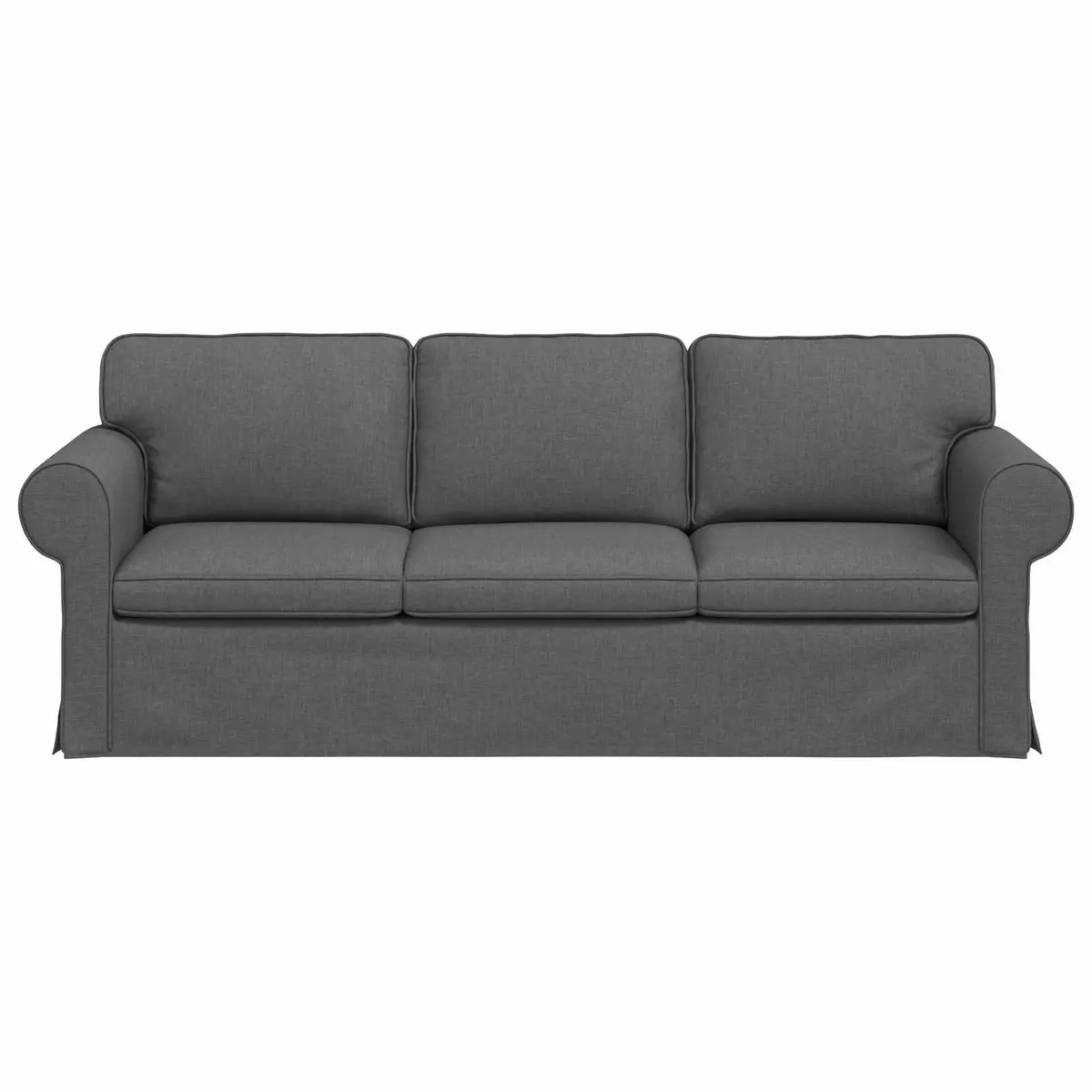 Modern Sofa Dark Grey Modular Sectional Living Room Furniture 215x82x80cm