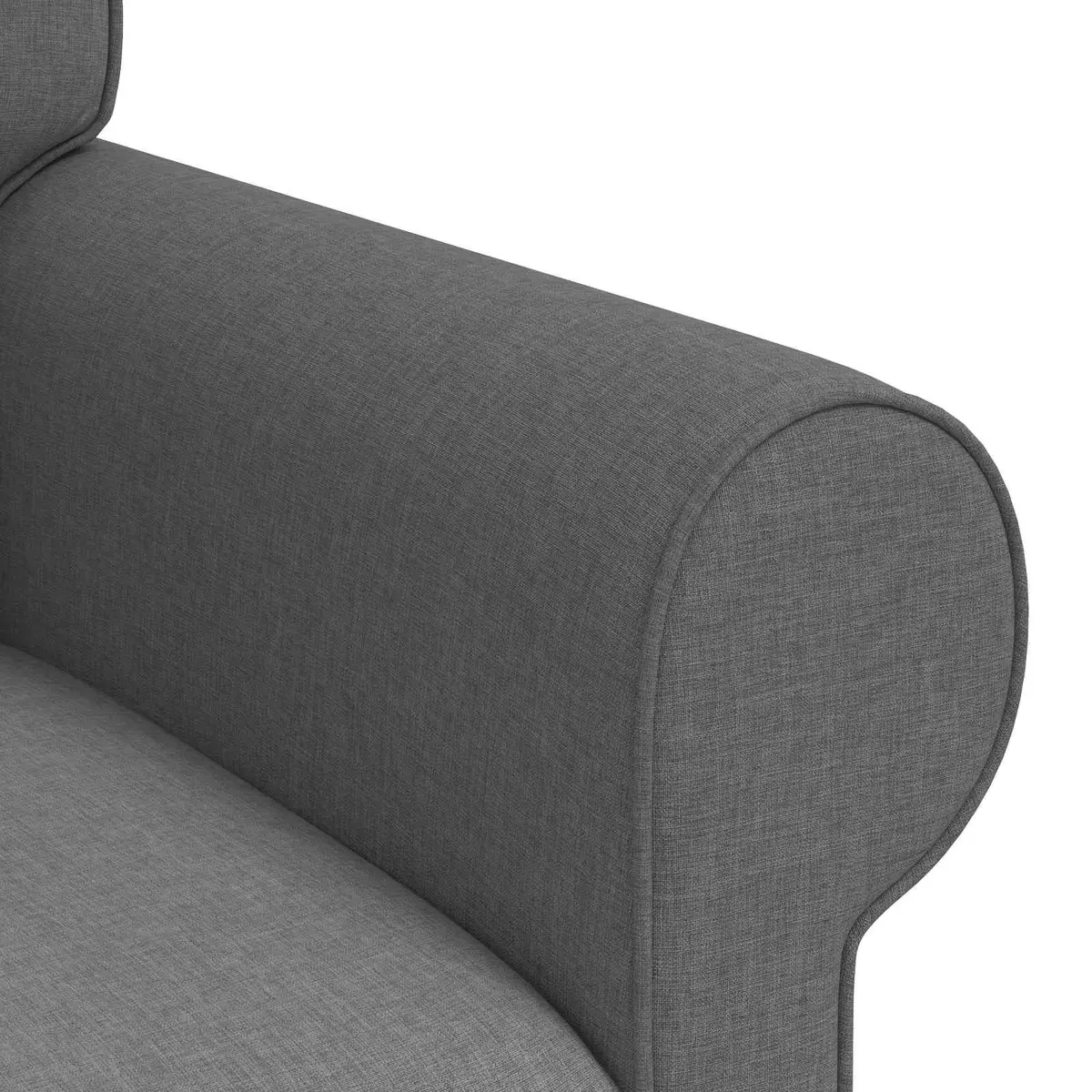 Modern Sofa Dark Grey Modular Sectional Living Room Furniture 215x82x80cm