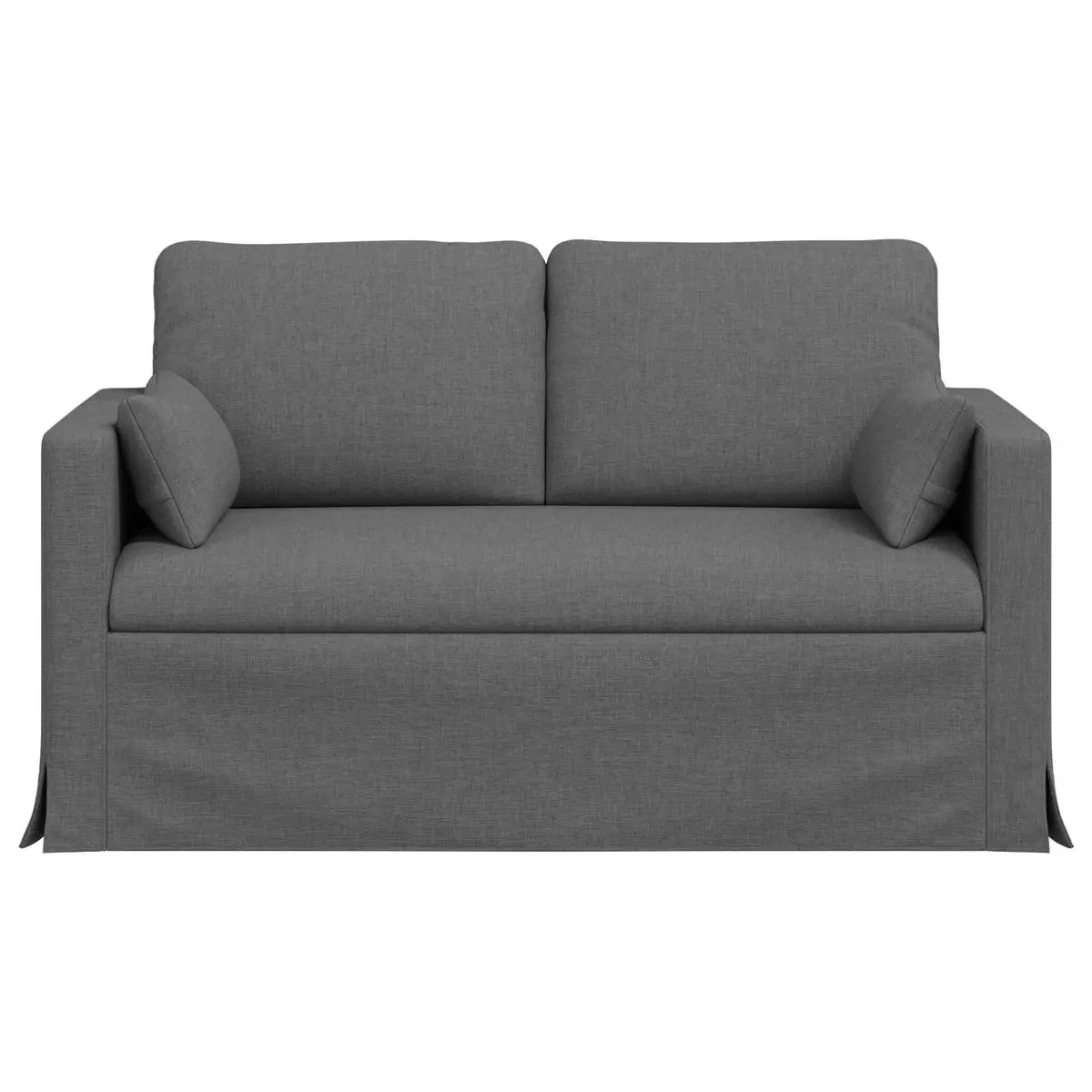 Grey Fabric Sofa Modern Living Room Sectional Modular Lounge 139cm Wide Couch