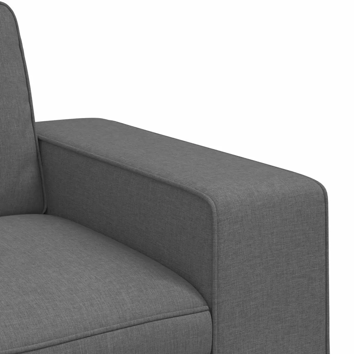 Modern Grey Sofa 162x80x82cm Modular Sectional Lounge Living Room Furniture