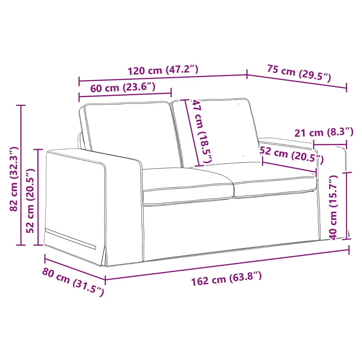 Modern Modular Sofa Black Lounge Seating Contemporary Living Room Furniture