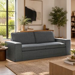 Compact Grey Modular Sectional Sofa for Modern Spaces