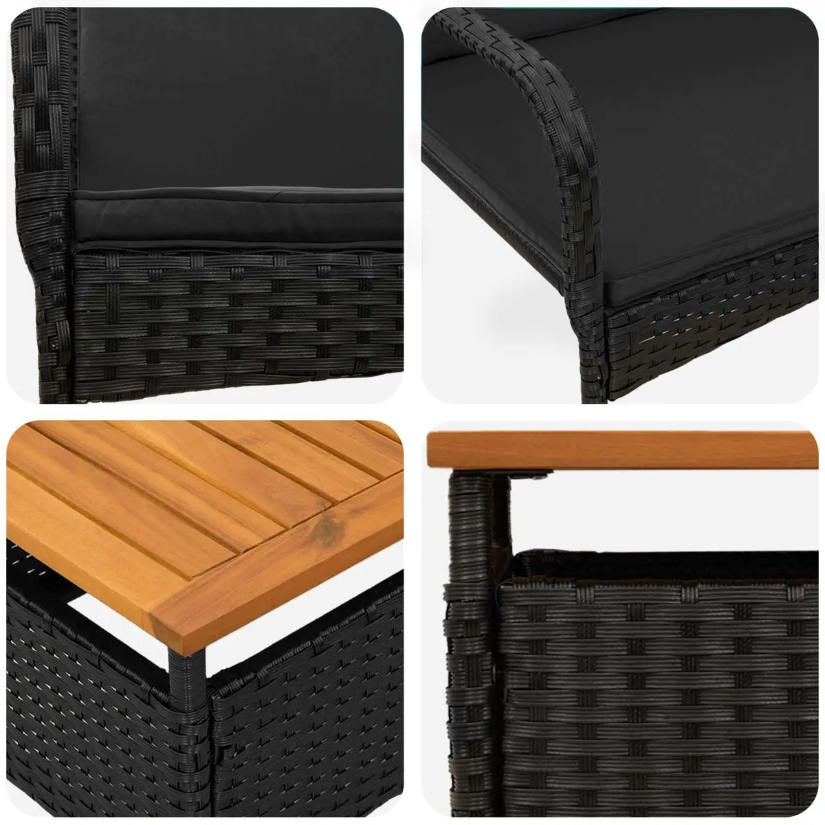 Garden Furniture Set with Cushions Steel Frame Outdoor Patio Seating Dining
