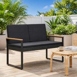 Compact and Comfortable Outdoor Bench for Any Setting