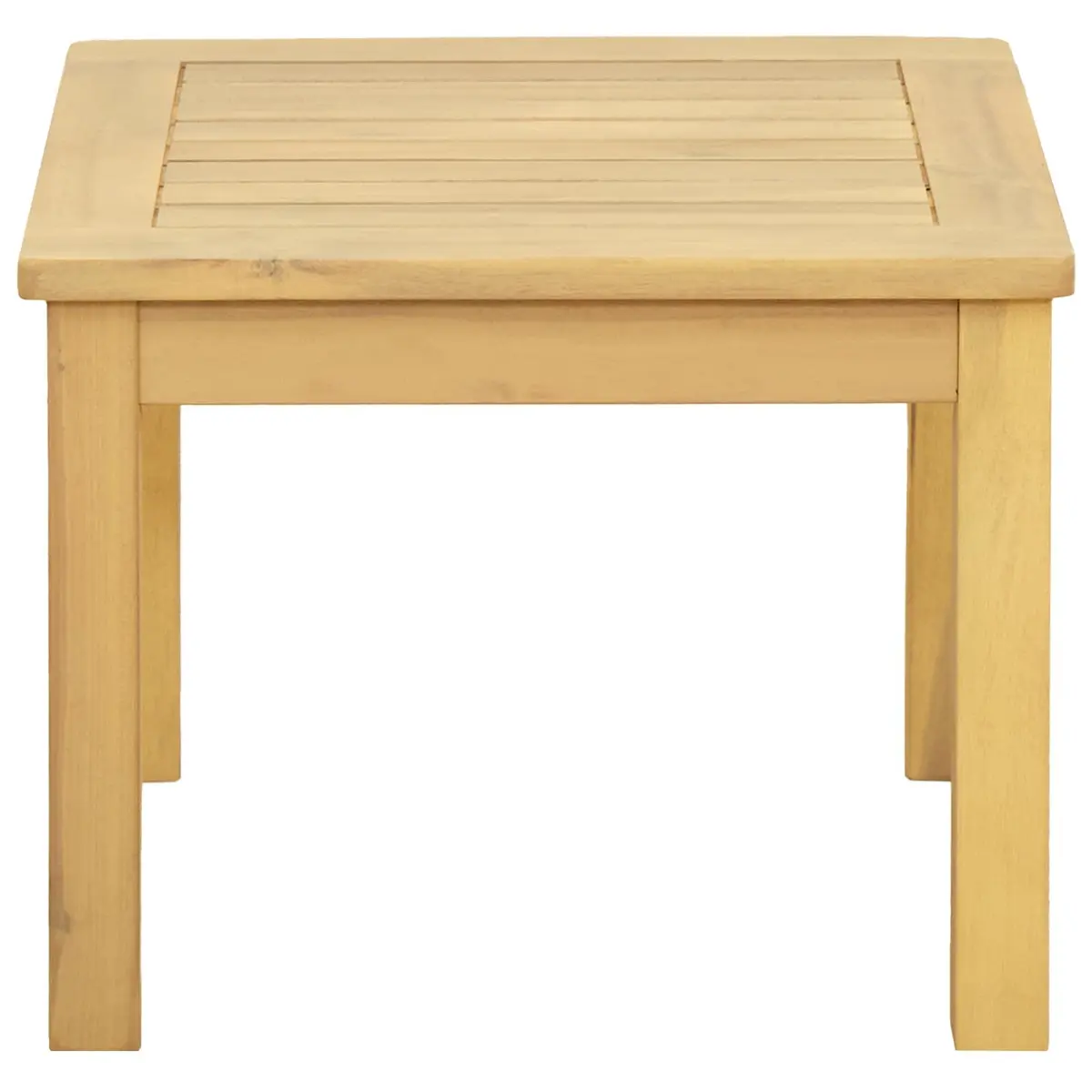 Solid Acacia Wood Coffee Table Brown Outdoor Garden Patio Furniture 45x45x36cm