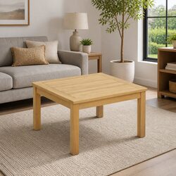 Solid Acacia Wood Coffee Table – Built to Last