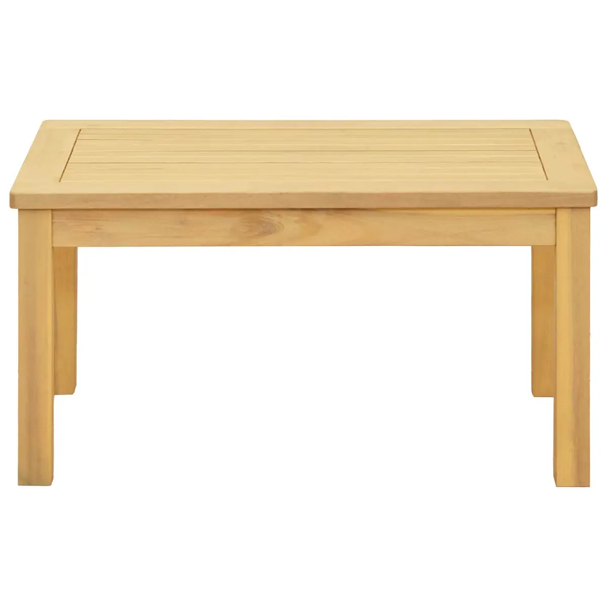 Solid Acacia Wood Coffee Table Brown Outdoor Garden Furniture 70x40x36cm