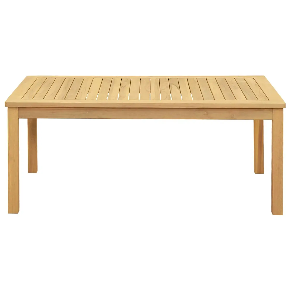 Solid Acacia Wood Coffee Table 110 x 60 x 45 cm Garden Patio Outdoor Indoor