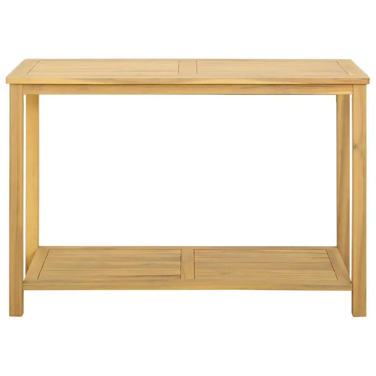 Garden Console Table Outdoor Furniture Solid Wood Plant Display Shelf Stand