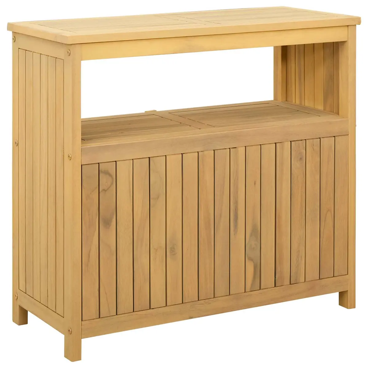 Garden Console Table with Storage