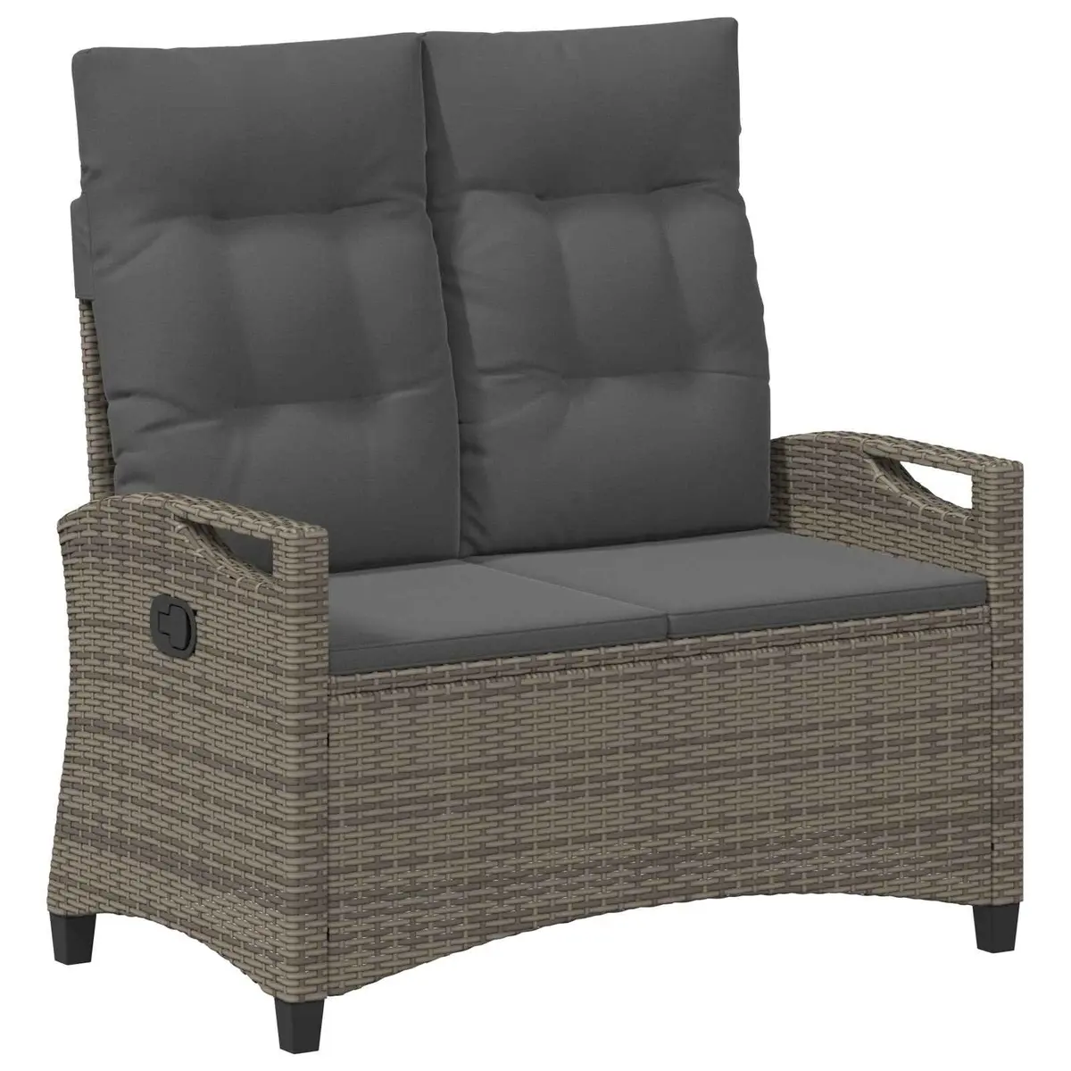 Garden Bench with Adjustable Backrest