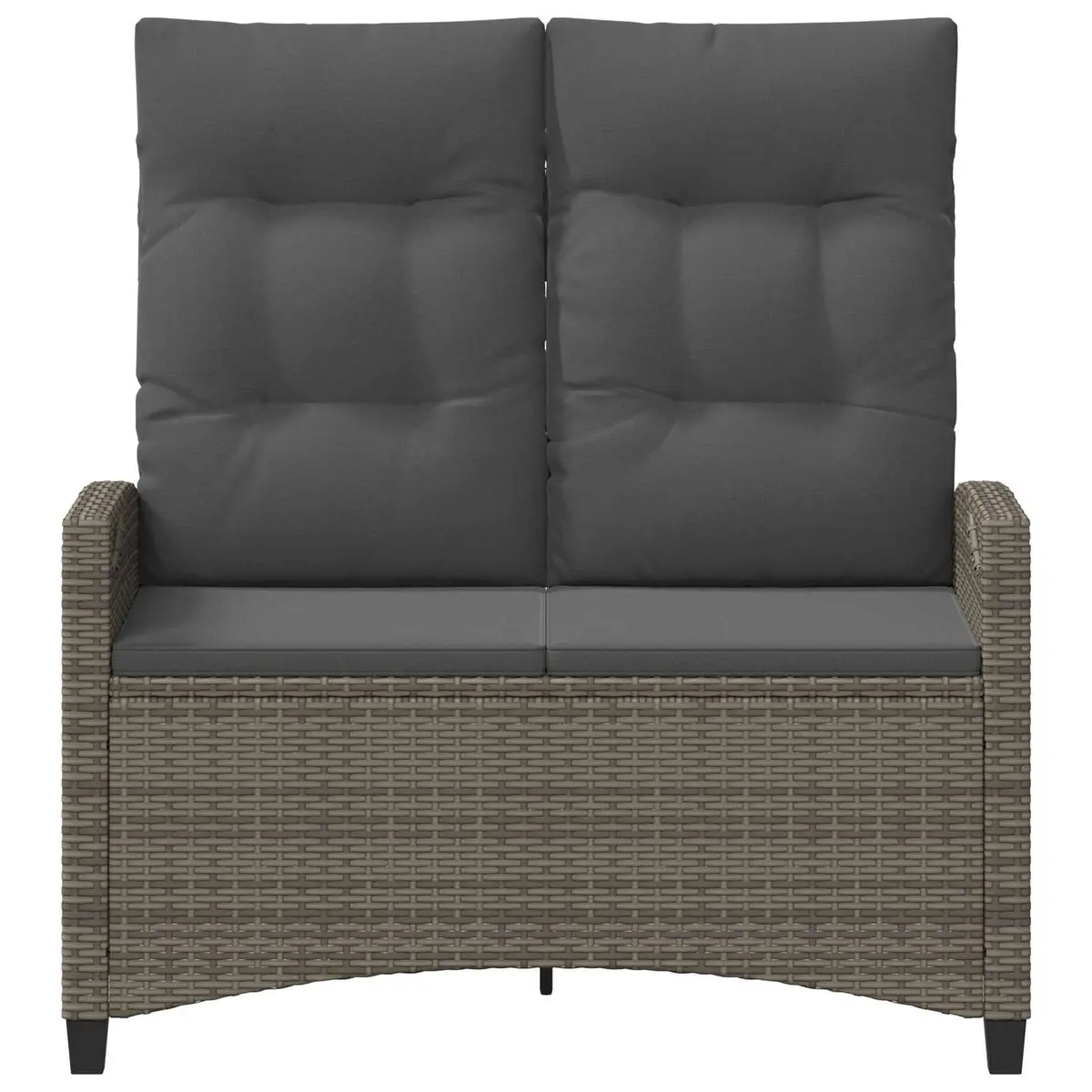 Garden Bench with Adjustable Backrest
