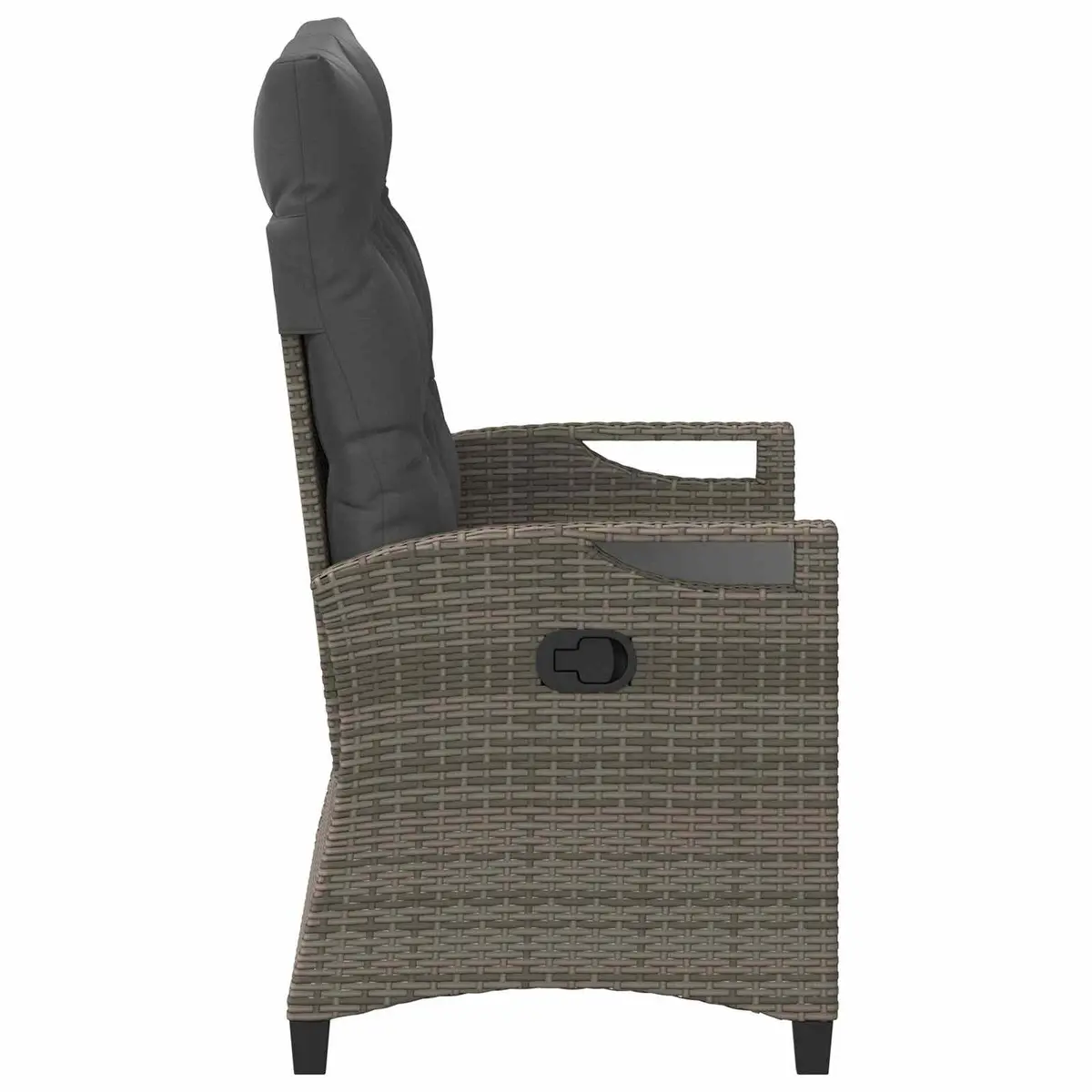 Garden Bench with Adjustable Backrest