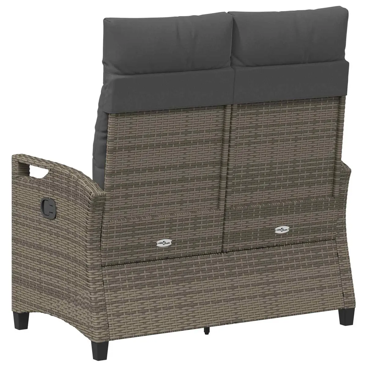 Garden Bench with Adjustable Backrest