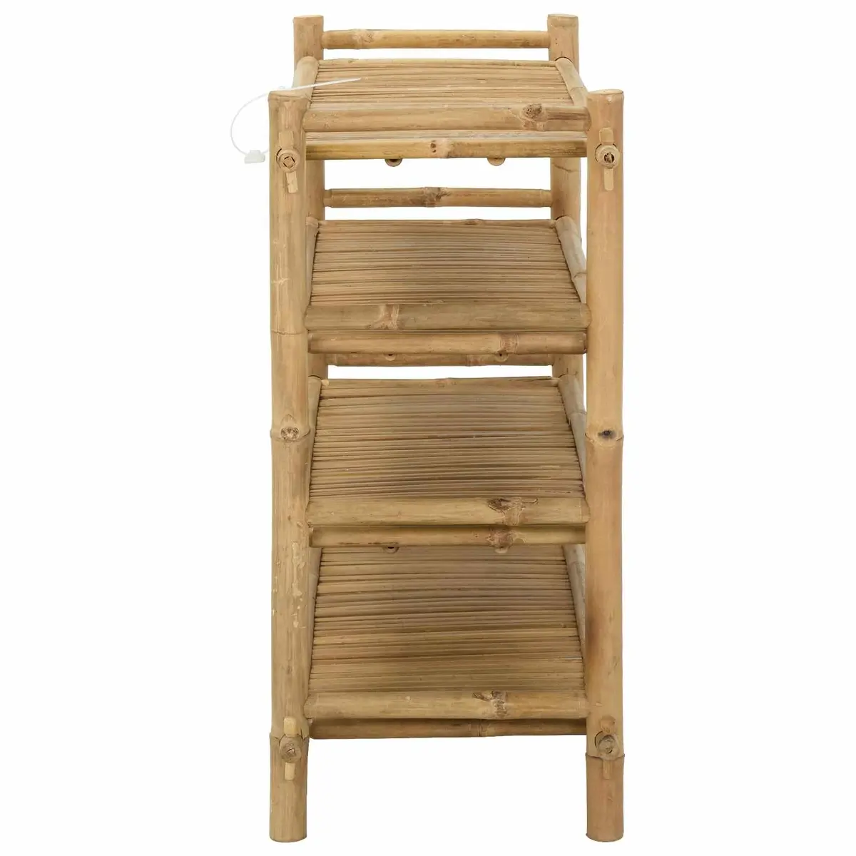 4-Tier Bamboo Shoe Rack for Shoes