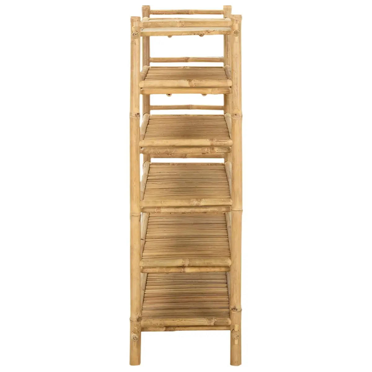 6-Tier Bamboo Shoe Rack for Easy Storage