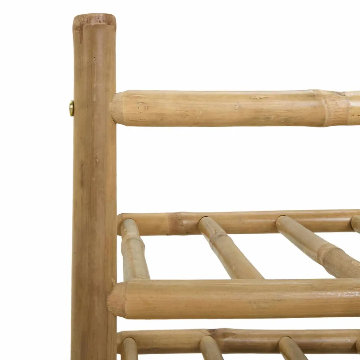 Wine Rack Brown 57 x 29.5 x 72 cm Natural Bamboo Modern Storage Display Stand