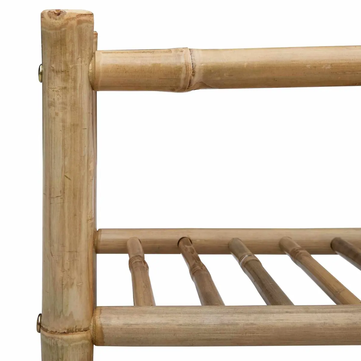 Shoe Rack Brown 68 x 28 x 63 cm Bamboo Shelf Storage