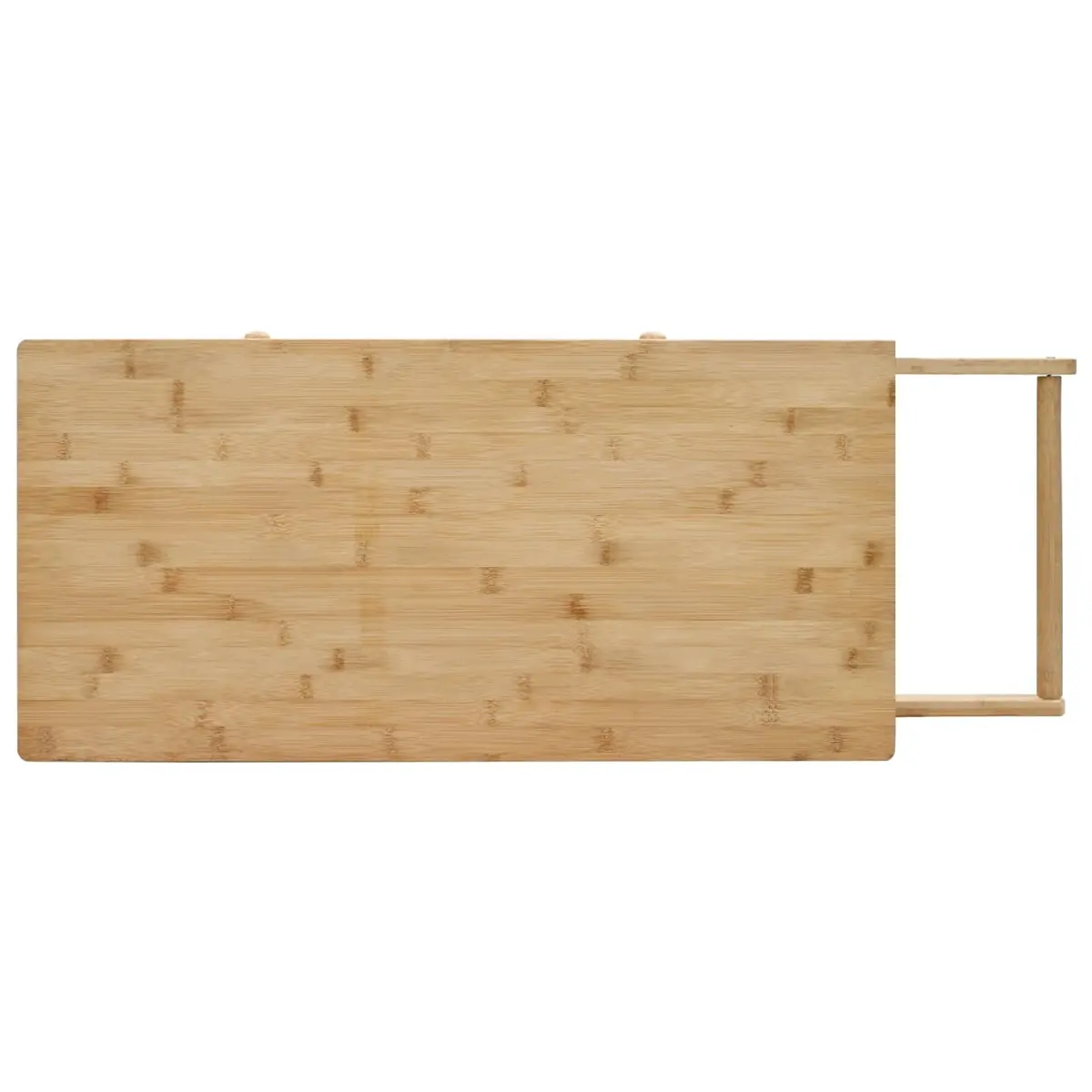Kitchen Trolley with Wheels Bamboo Natural Storage Organiser Dining Mobile Cart