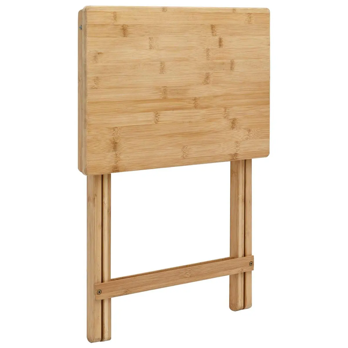 Kitchen Table Folding Bamboo Dining Furniture Space-Saving Rectangular Design
