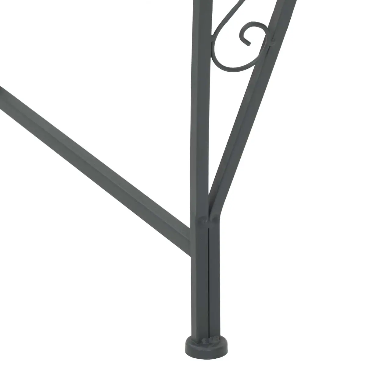 8-Seater Round Tree Bench Steel Grey Ø 160 x 89 cm Outdoor Seating