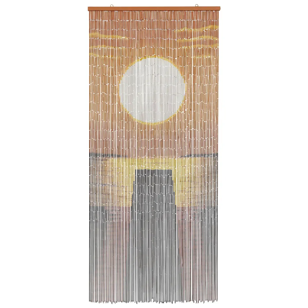 Insect Door Curtain Multicolour 200 x 90 cm Bamboo Natural Window Screen