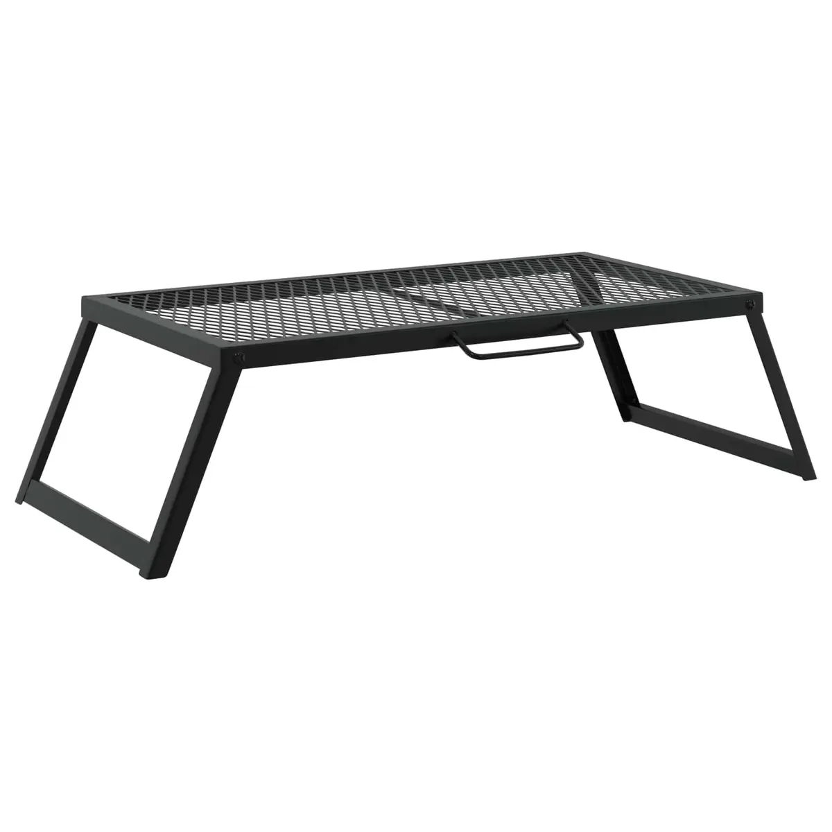 Foldable Camping Grill Portable Outdoor Cooking Black Folding Garden Barbecue