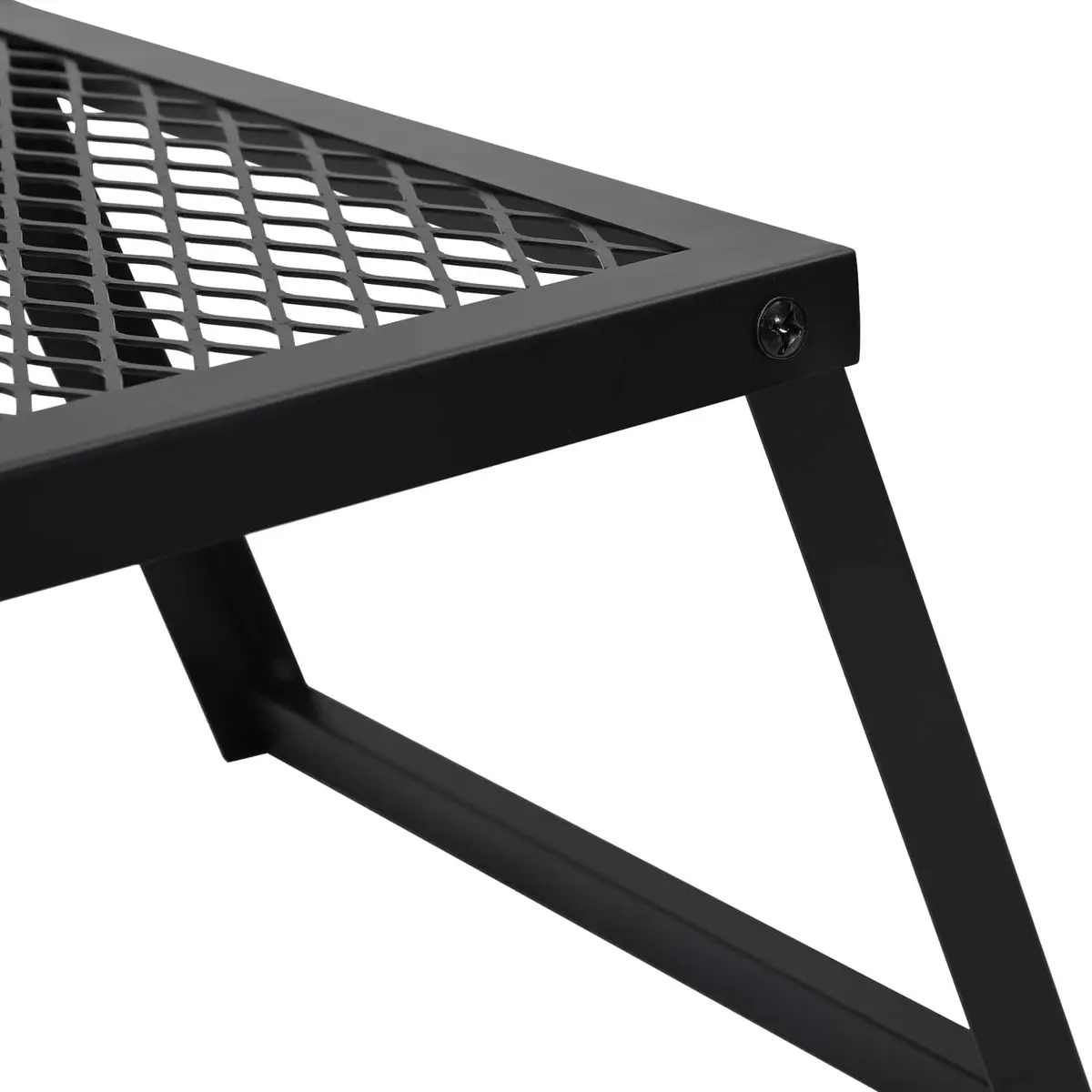 Foldable Camping Grill Portable Outdoor Cooking Black Folding Garden Barbecue