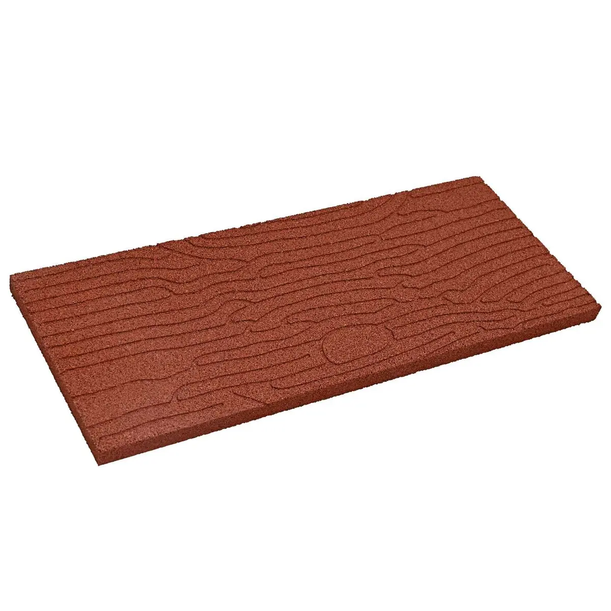 Rubber Stepping Stones Red 6 Piece Slip Resistant Garden Pathway Outdoor Decor