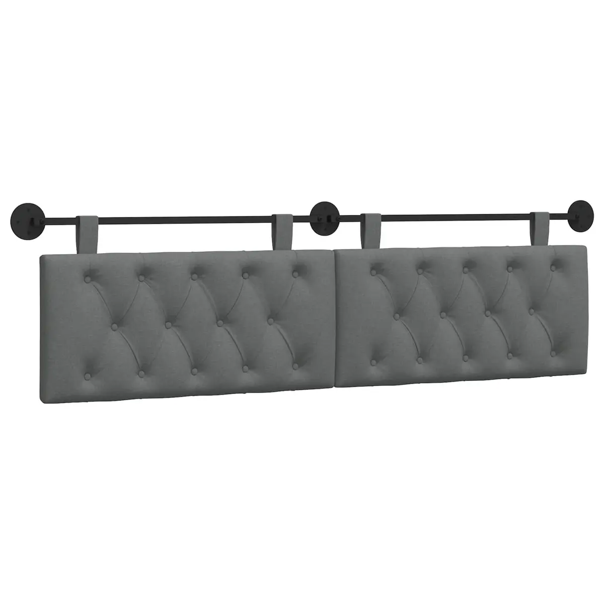 Hanging Headboard Wall-Mounted Bedroom Living Room Upholstered Button-Tufted
