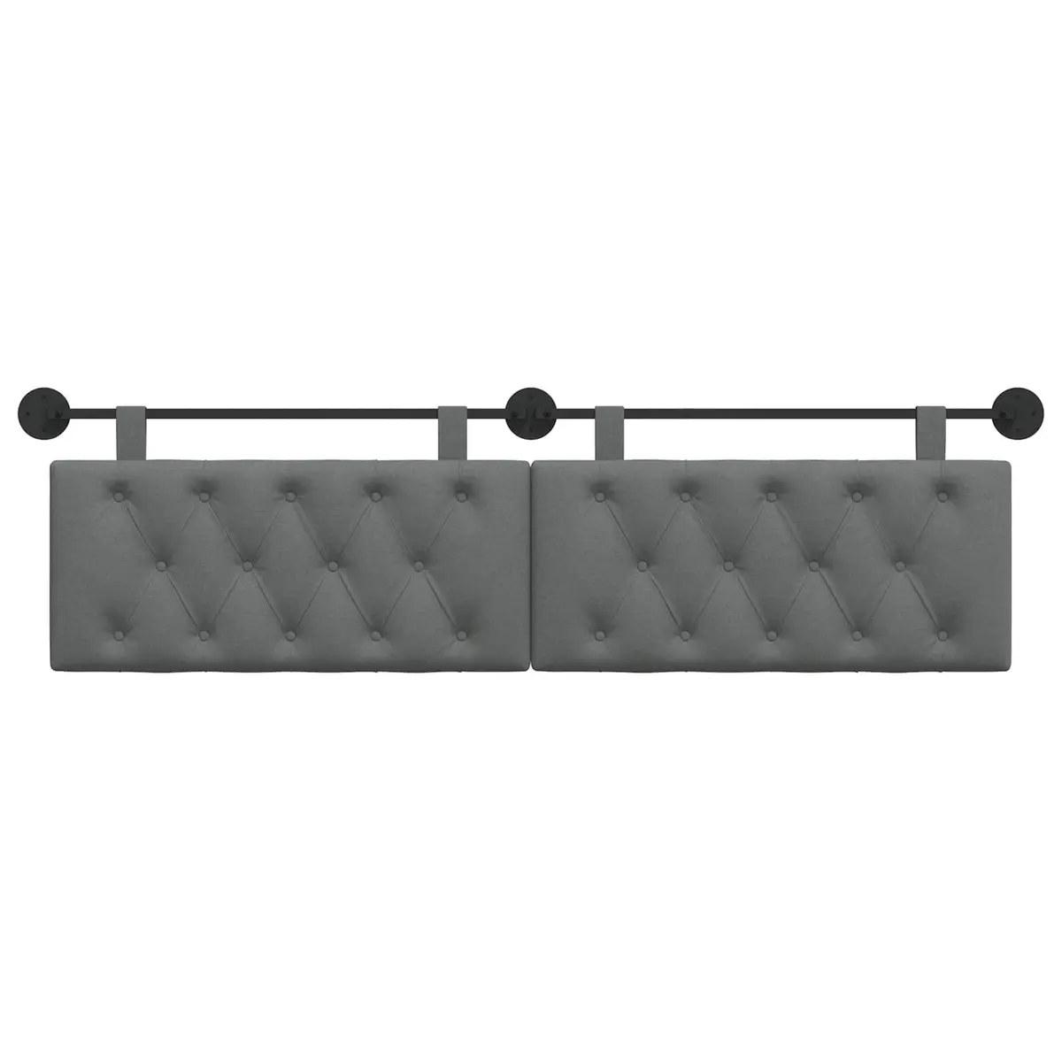 Hanging Headboard Wall-Mounted Bedroom Living Room Upholstered Button-Tufted