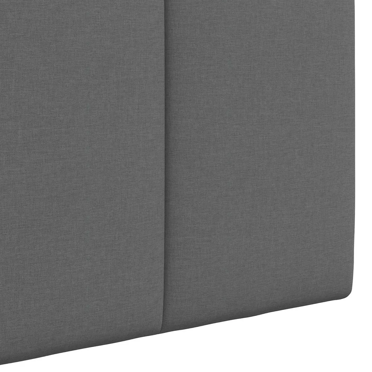 Hanging Headboard Fabric Dark Grey Upholstered Wall-Mounted Bedroom Decor